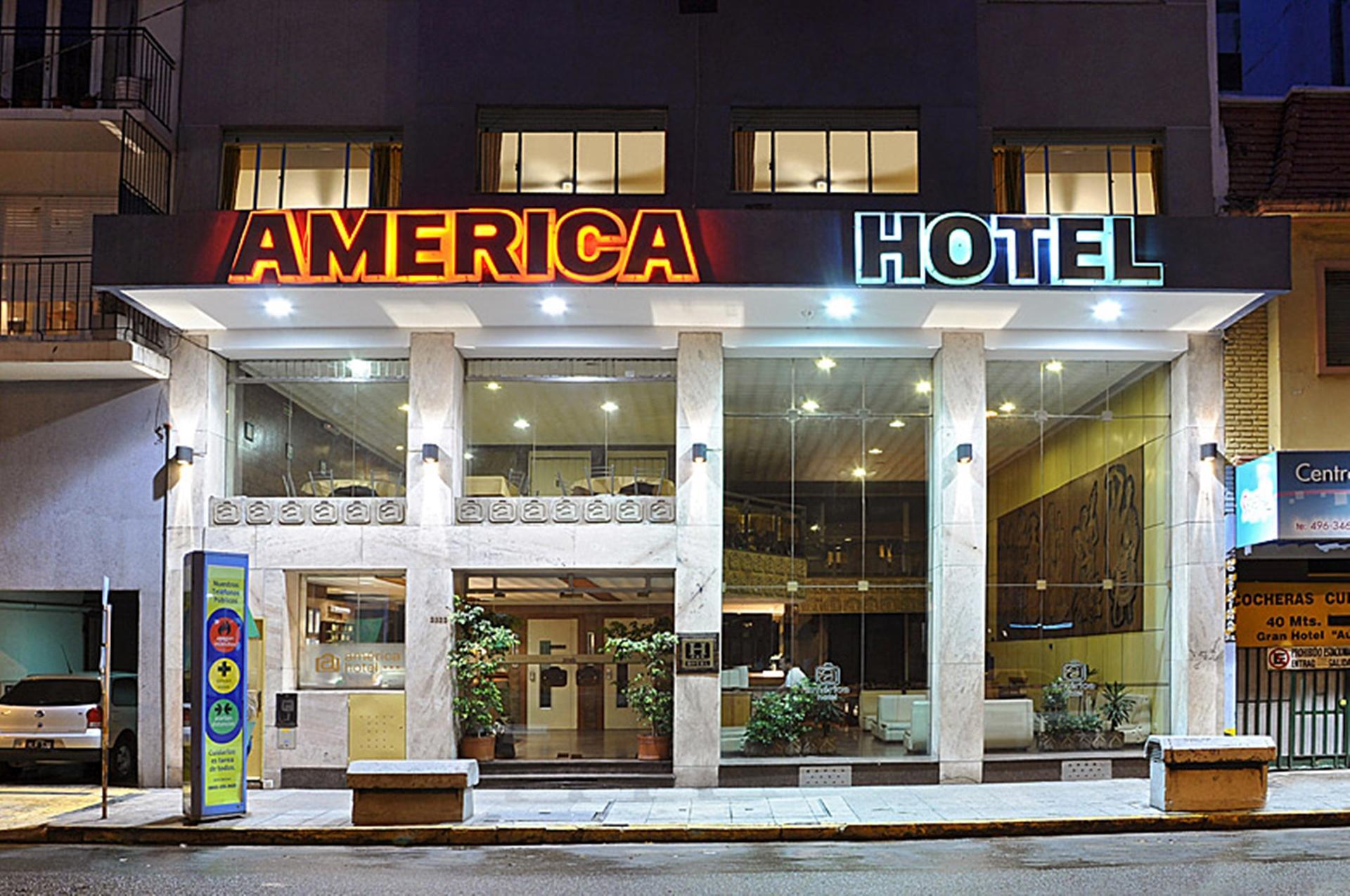 Hotel America Mar del Plata Bagian luar foto