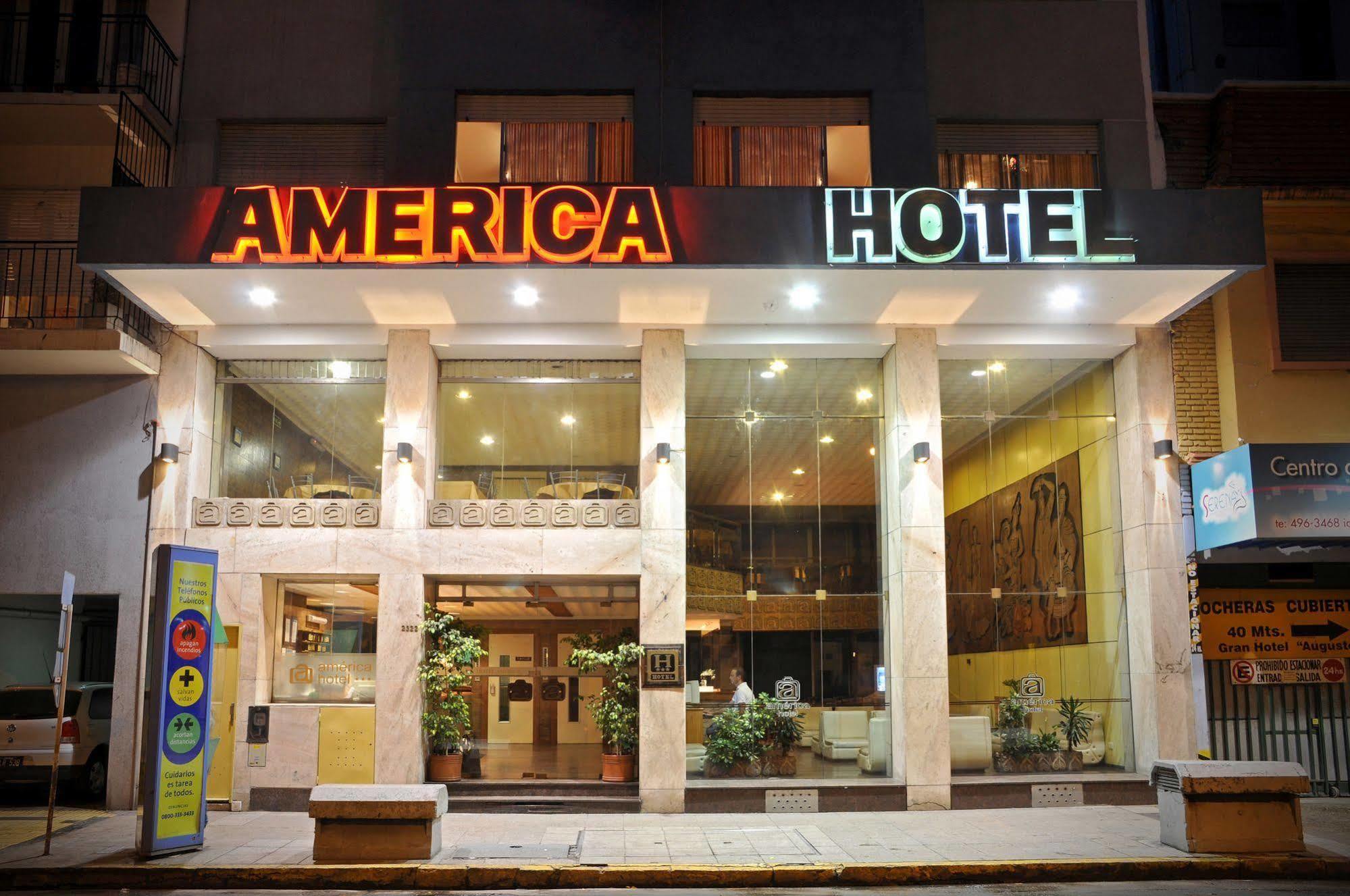 Hotel America Mar del Plata Bagian luar foto
